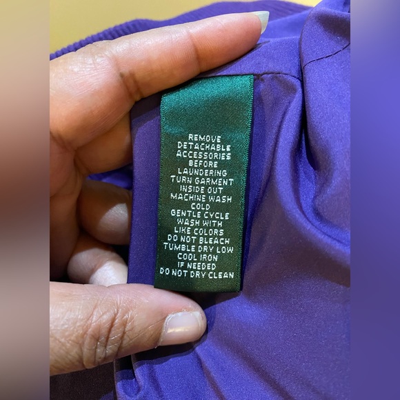 EUC Lauren Ralph Lauren Quilted Coat - Picture 10 of 11